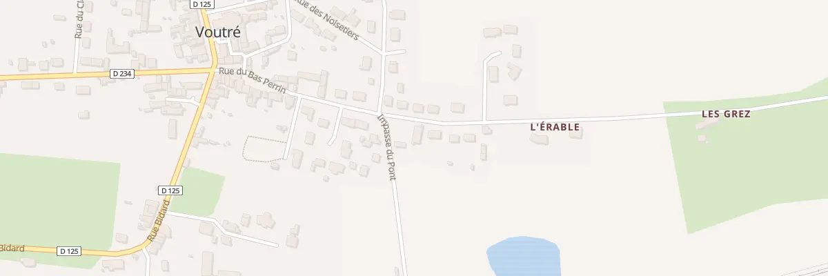 Plan du 24 Rue du Bas Perrin à Voutré