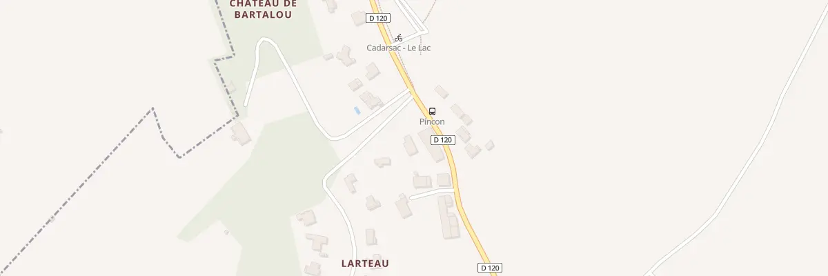 Plan du 14 Lot la Chataigneraie à Cadarsac