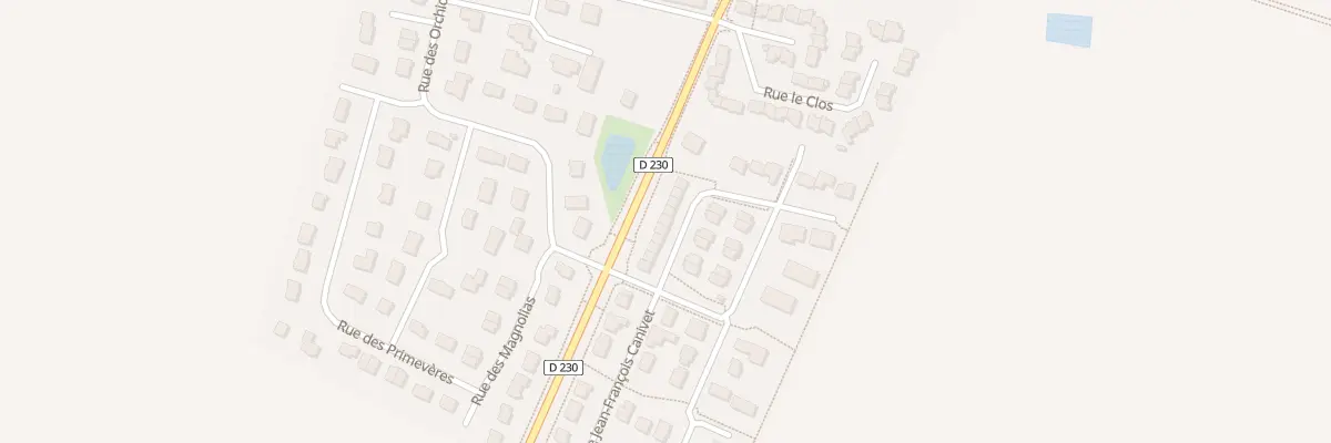 Plan du 11 Rue du 18 Juillet 1944 à Grentheville