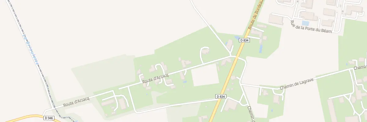 Plan du 9037 Rte d’Arzacq à Garlin