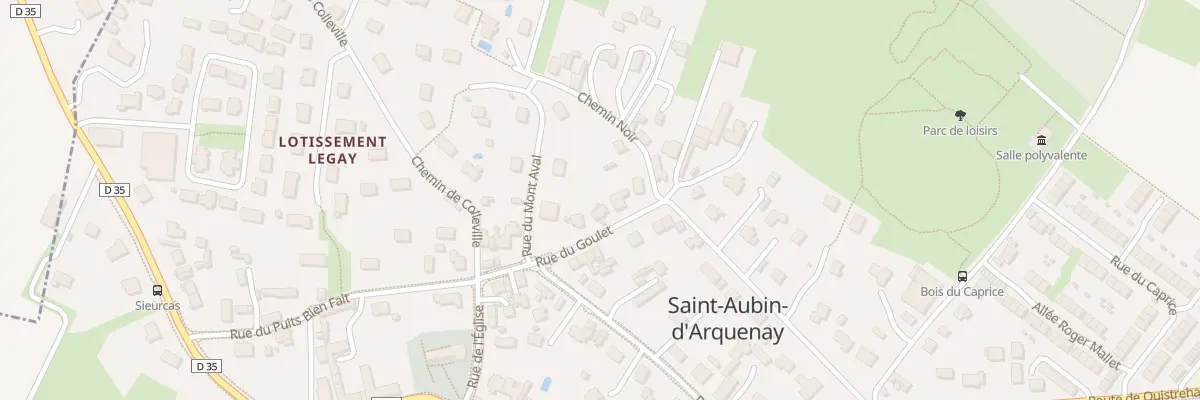 Plan du 15 Rue du Goulet à Saint-Aubin-d’Arquenay