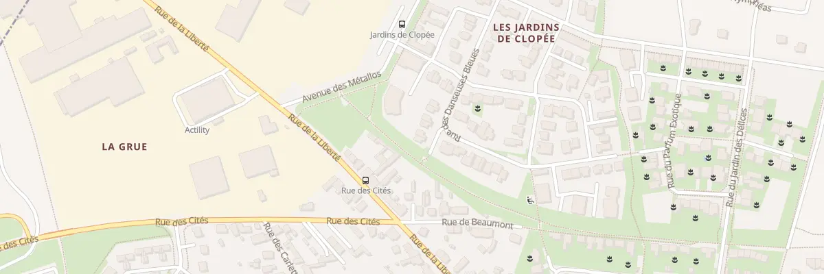 Plan du 20 Rue des Danseuses bleues à Giberville