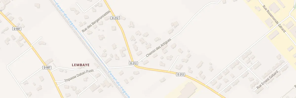 Plan du 3 Che des Artigues à Assat