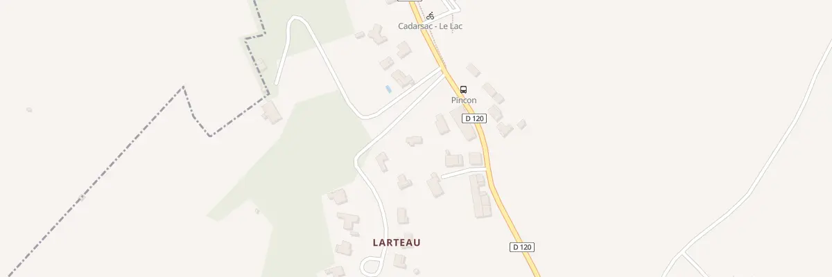 Plan du 1 Lot la Chataigneraie à Cadarsac