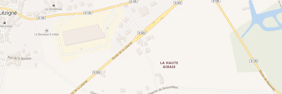 Plan du 5039 Rte de la Liberté à Huillé-Lézigné
