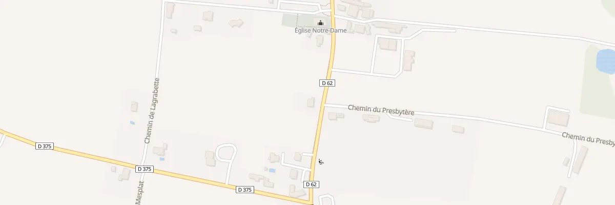 Plan du 128 Rte de Saint-Agnet à Latrille