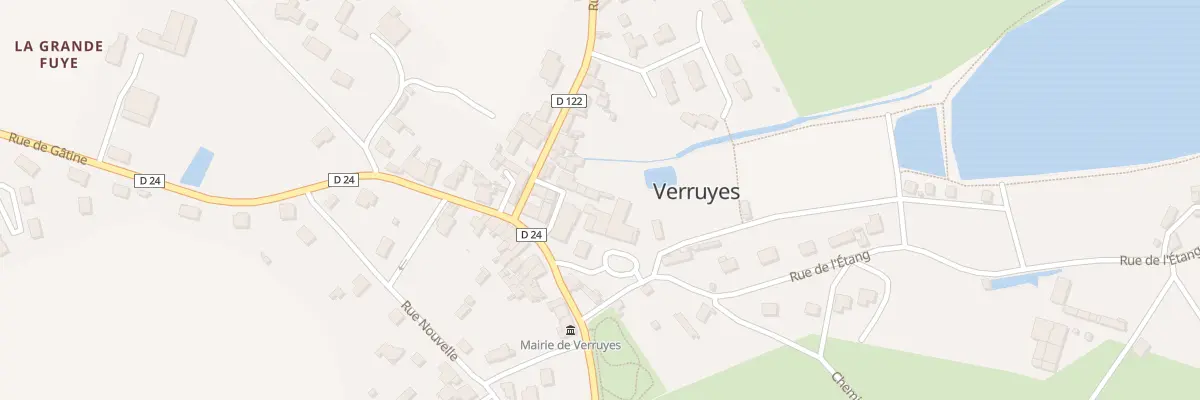 Plan du 10 Rue Mélusine à Verruyes