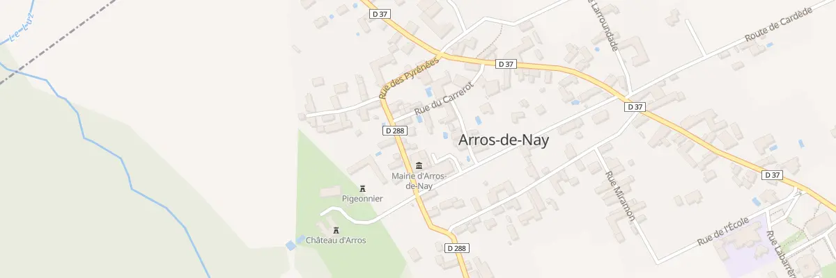 Plan du 17 Rue des Pyrénées à Arros-de-Nay