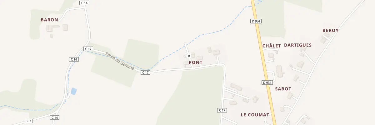 Plan du 500 Rte du Gemmé au Vignau