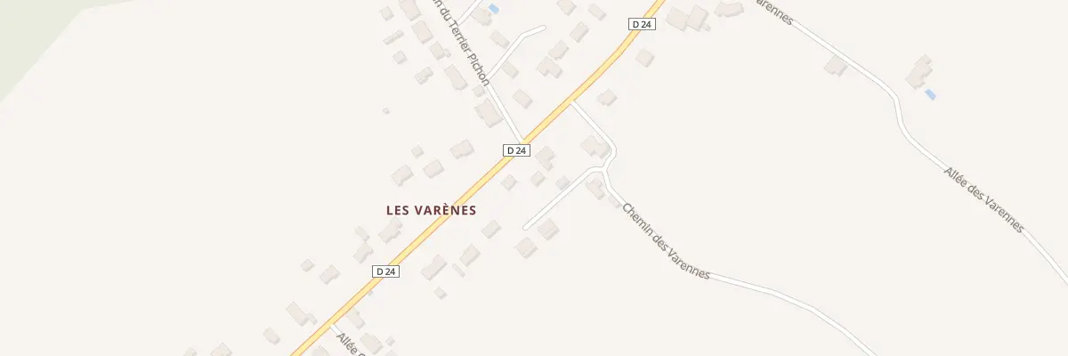 Plan du 337 Rte de Varennes à Nercillac