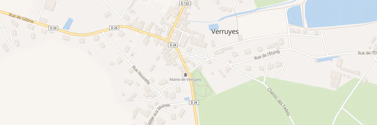 Plan du 1 Rue de l’Etang à Verruyes