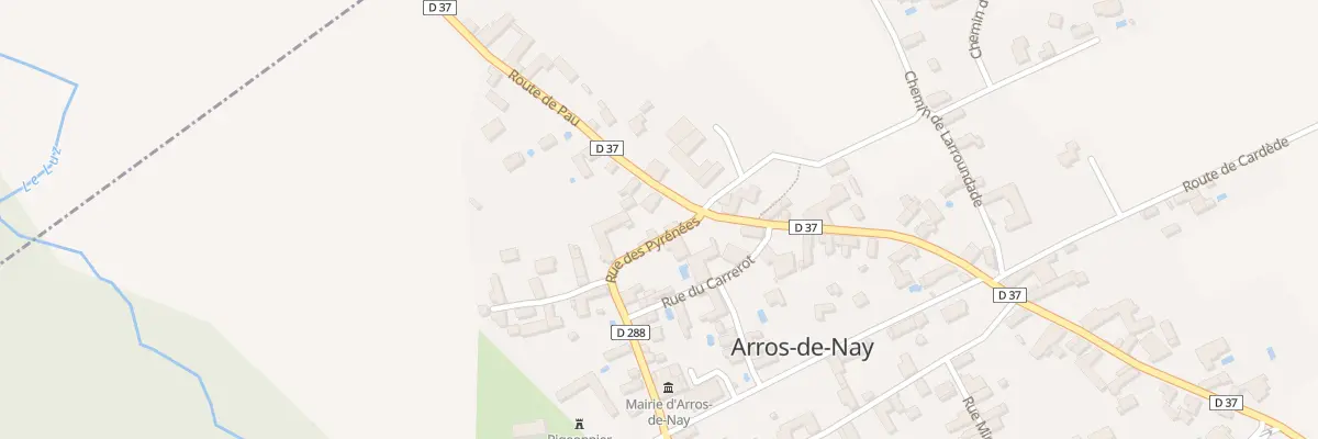 Plan du 9109 Rte de Pau à Arros-de-Nay