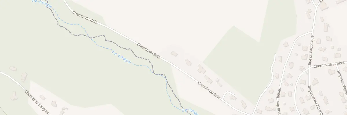 Plan du 20 Che du Bois à Maucor
