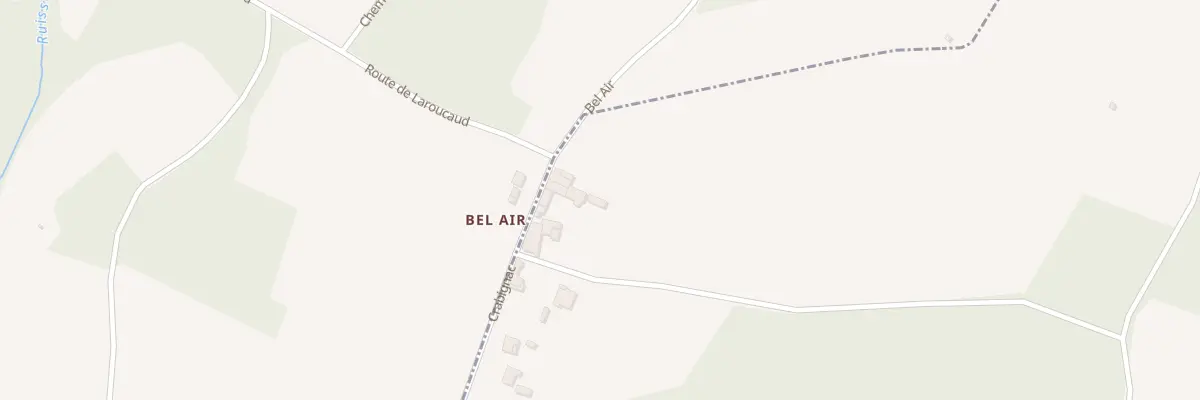 Plan du 70 Bel Air à Villegouge
