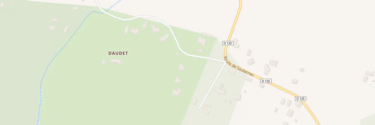 Plan du 87A Daudet à Roaillan