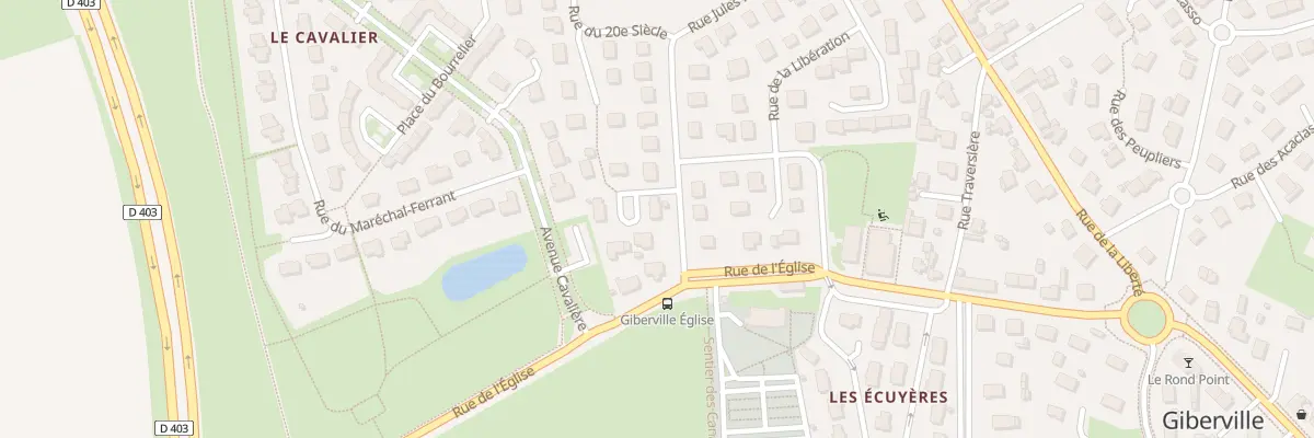 Plan du 1 Rue Jean Roger à Giberville