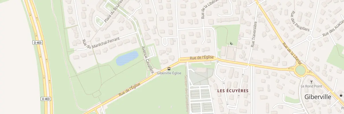 Plan du 18 Rue de l’Église à Giberville