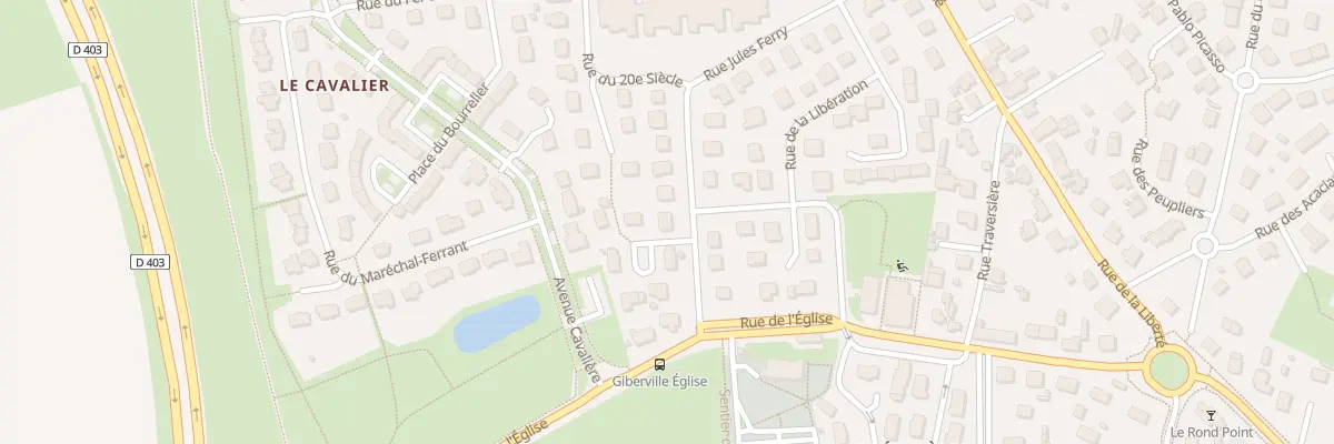 Plan du 18 Rue Jules Ferry à Giberville