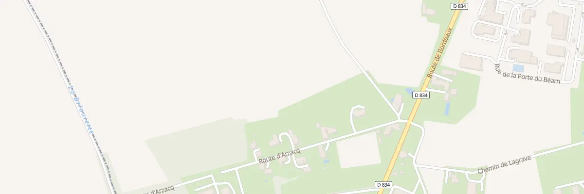 Plan du 9038 Rte d’Arzacq à Garlin