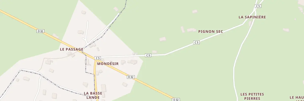 Plan du 21 Mon Desir à Voutré