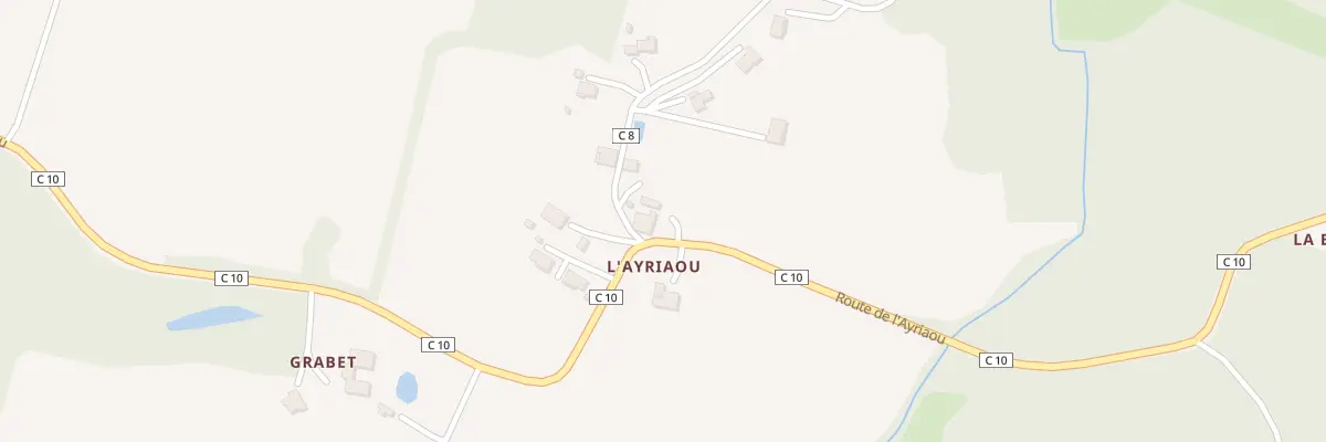 Plan du 1890 Rte de l’Ayriaou à Perquie