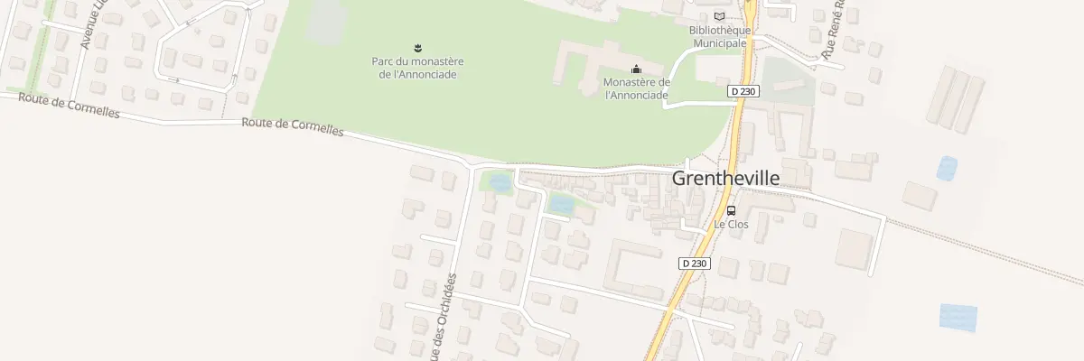 Plan du 33 Rte de Cormelles à Grentheville
