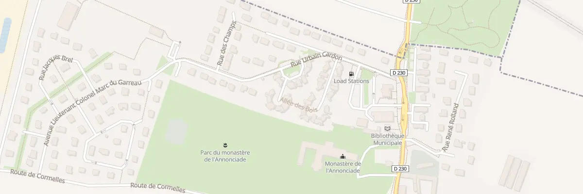 Plan du 1 Rue du Centre à Grentheville