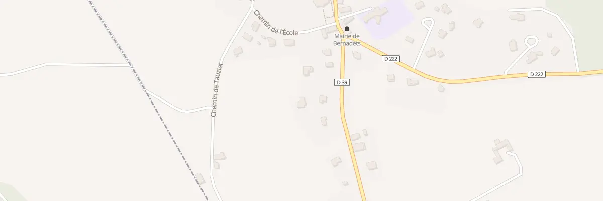 Plan du 8B Rte de Morlaas à Bernadets