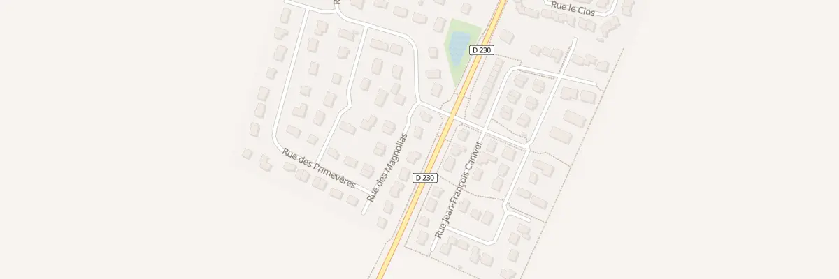 Plan du 1 Rue des Magnolias à Grentheville