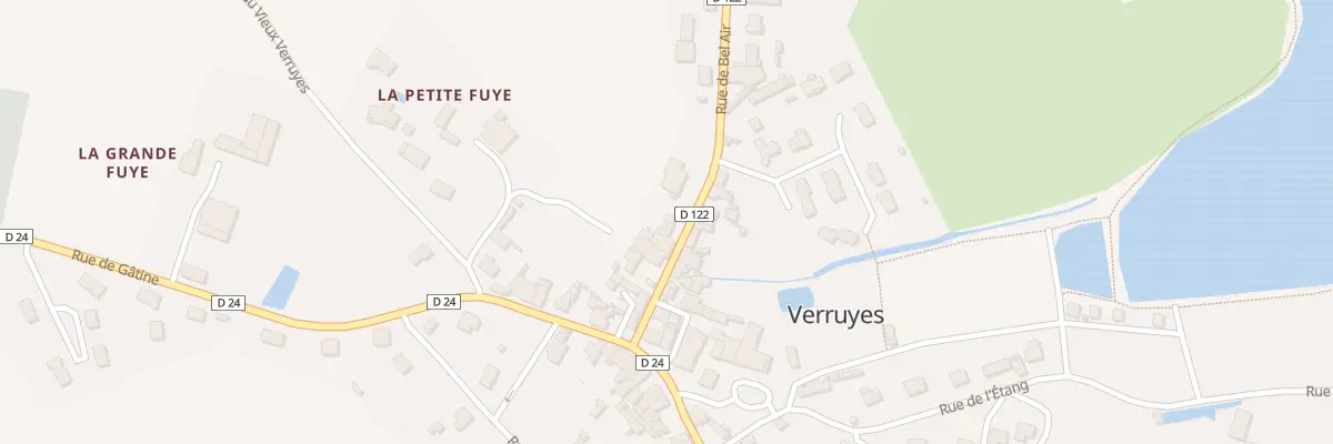 Plan du 17 Rue de Bel Air à Verruyes
