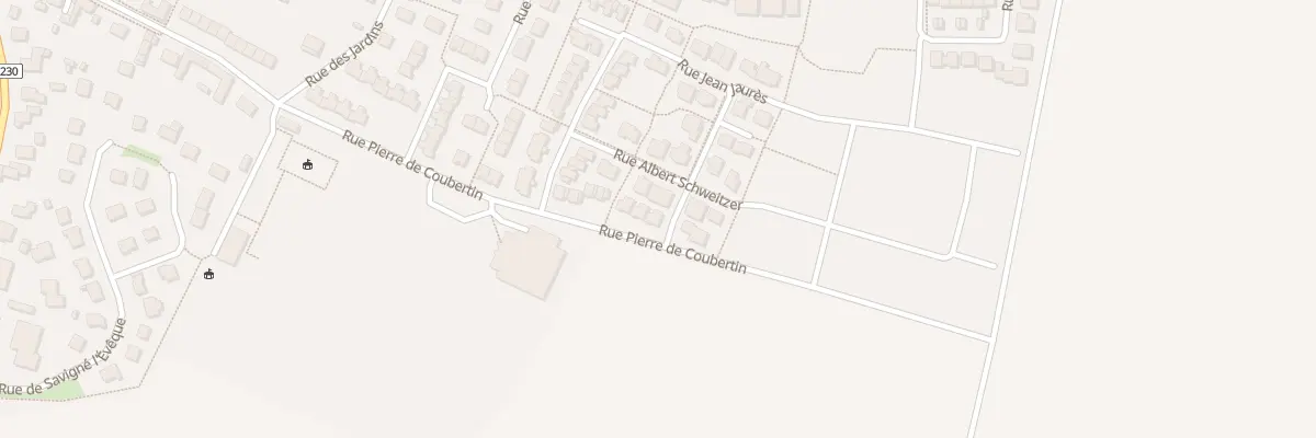 Plan du 19 Rue Pierre de Coubertin à Soliers