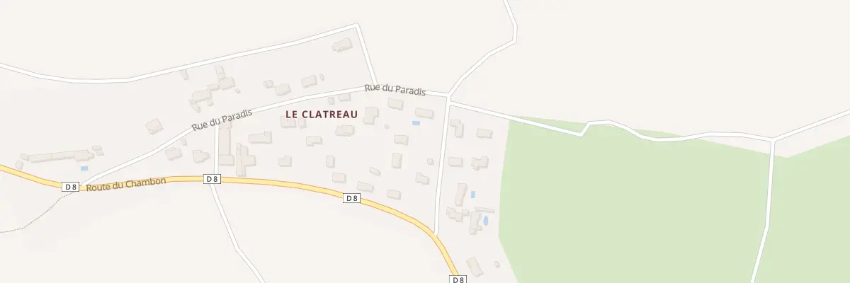 Plan du 11B Rue du Paradis Le Clatreau à Azay-le-Brûlé