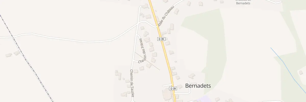Plan du 9471 Lot Pebrocq à Bernadets