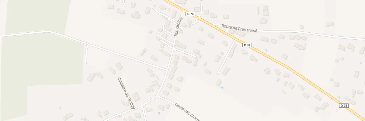 Plan du 85T Rue Grollay à Mazé-Milon