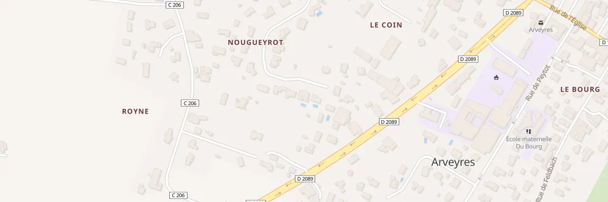 Plan du 28 Rue des Freres Lespinasse à Arveyres