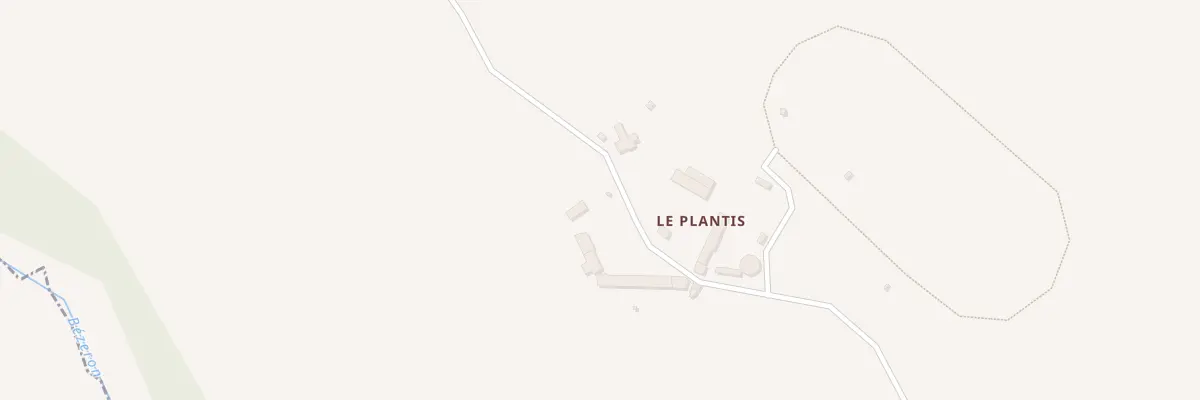 Plan du 5000 Le Plantis à Bazoches-au-Houlme