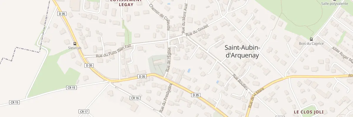 Plan du 6 Rue de l’Église à Saint-Aubin-d’Arquenay