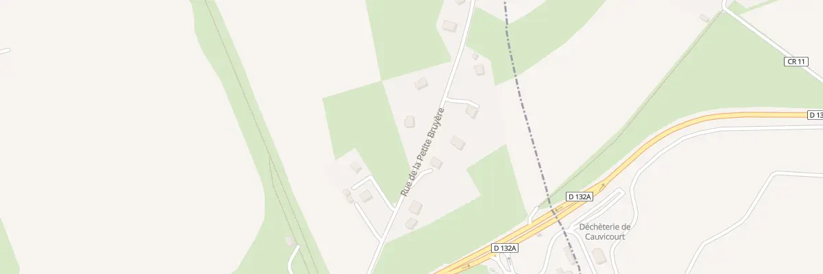 Plan du 9 Rue de la Petite Bruyère à Gouvix