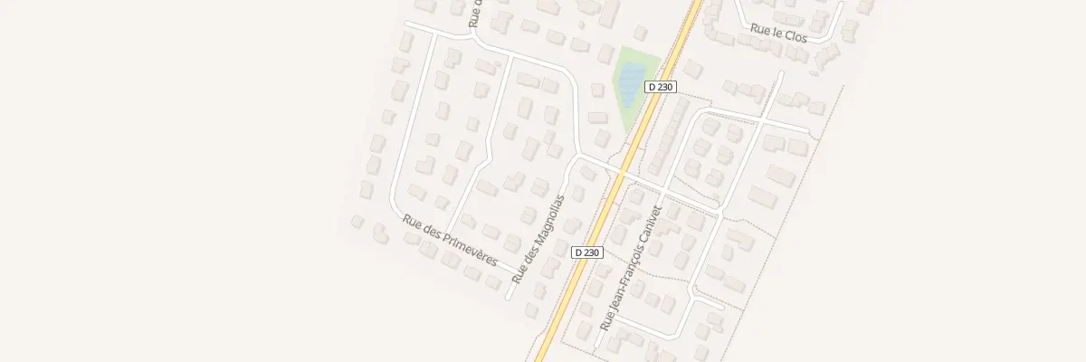 Plan du 2 Rue des Magnolias à Grentheville