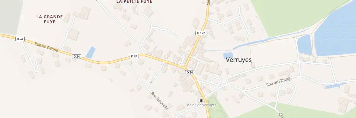 Plan du 6 Rue de Gâtine à Verruyes