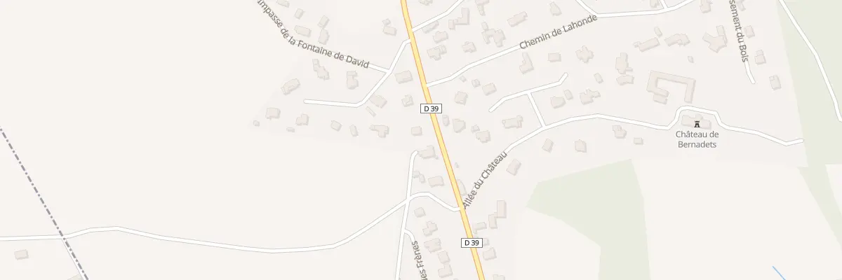 Plan du 23 Rte d’Anos à Bernadets