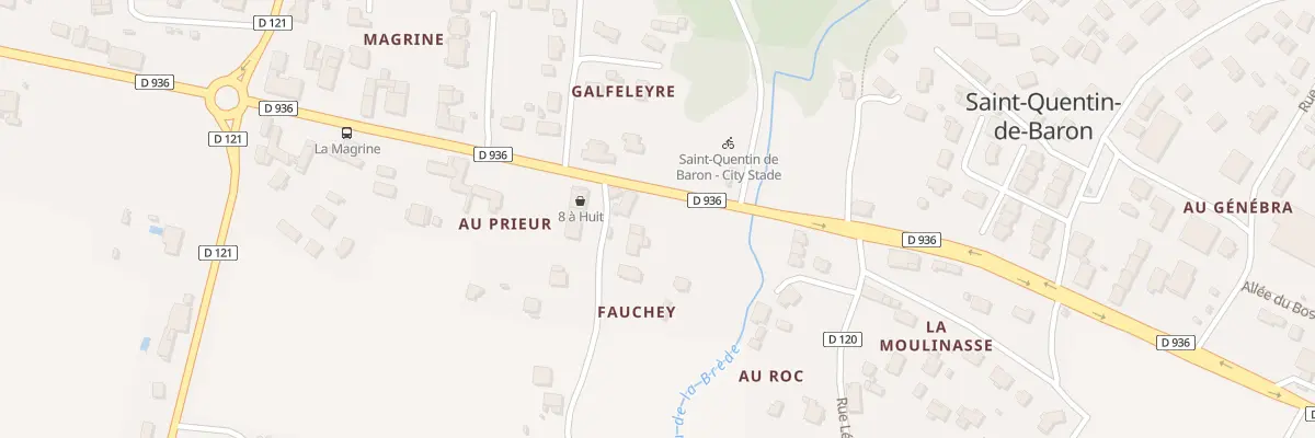Plan du 3 Fauchey à Saint-Quentin-de-Baron