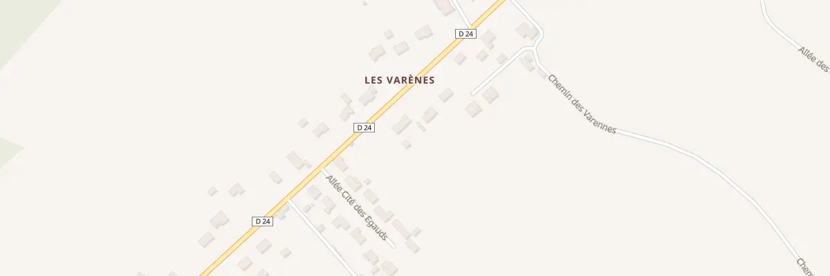 Plan du 473 Rte de Varennes à Nercillac