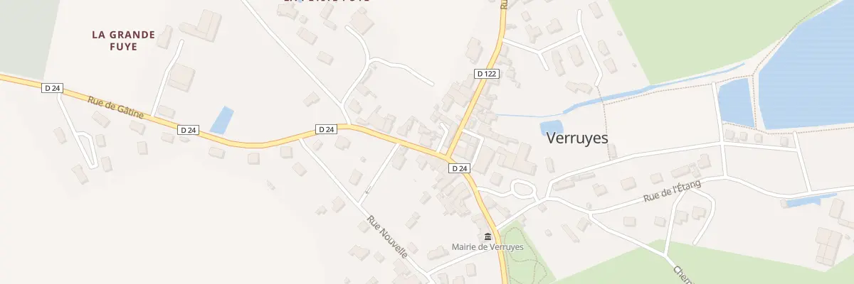 Plan du 4 Rue de Gâtine à Verruyes