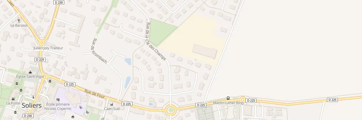 Plan du 21 Rue de la Clé des Champs à Soliers