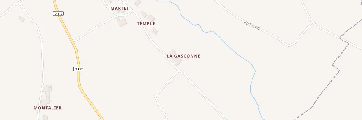 Plan du 169 La Gasconne à Loupiac