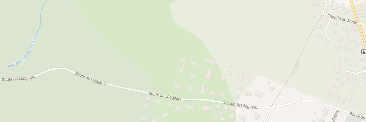 Plan du 50 Rte de Léogeats à Roaillan