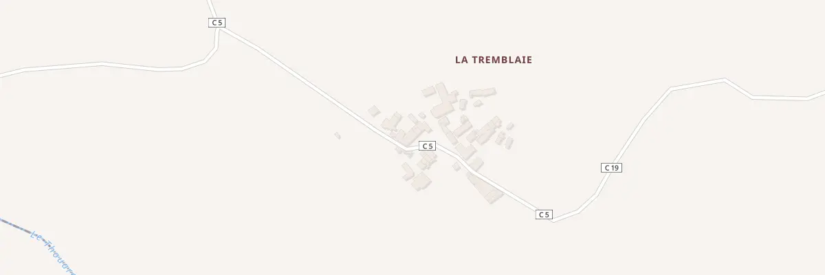 Plan du 9 La Tremblaye à Faye-l’Abbesse