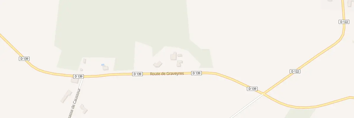 Plan du 2 Haut Perron à Soulignac