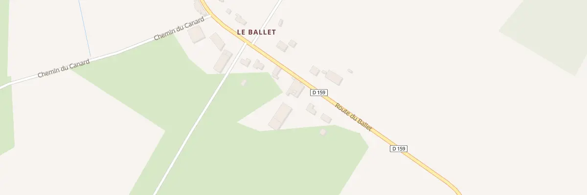 Plan du 89 Rte du Ballet à Nercillac